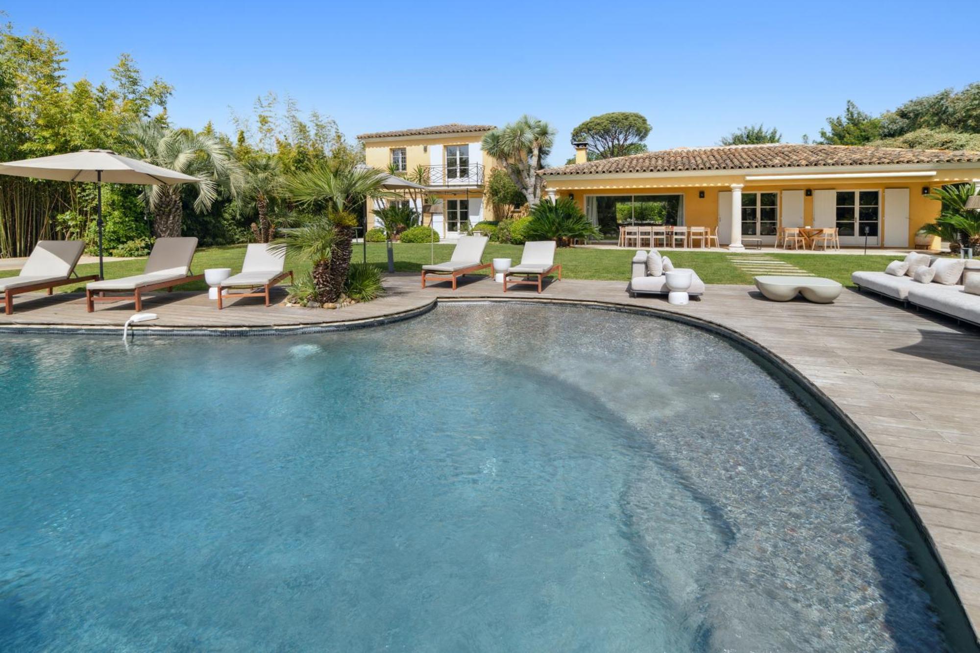 Grande Villa St-Tropez Area Avec Piscine Chauffee Gassin Exteriér fotografie
